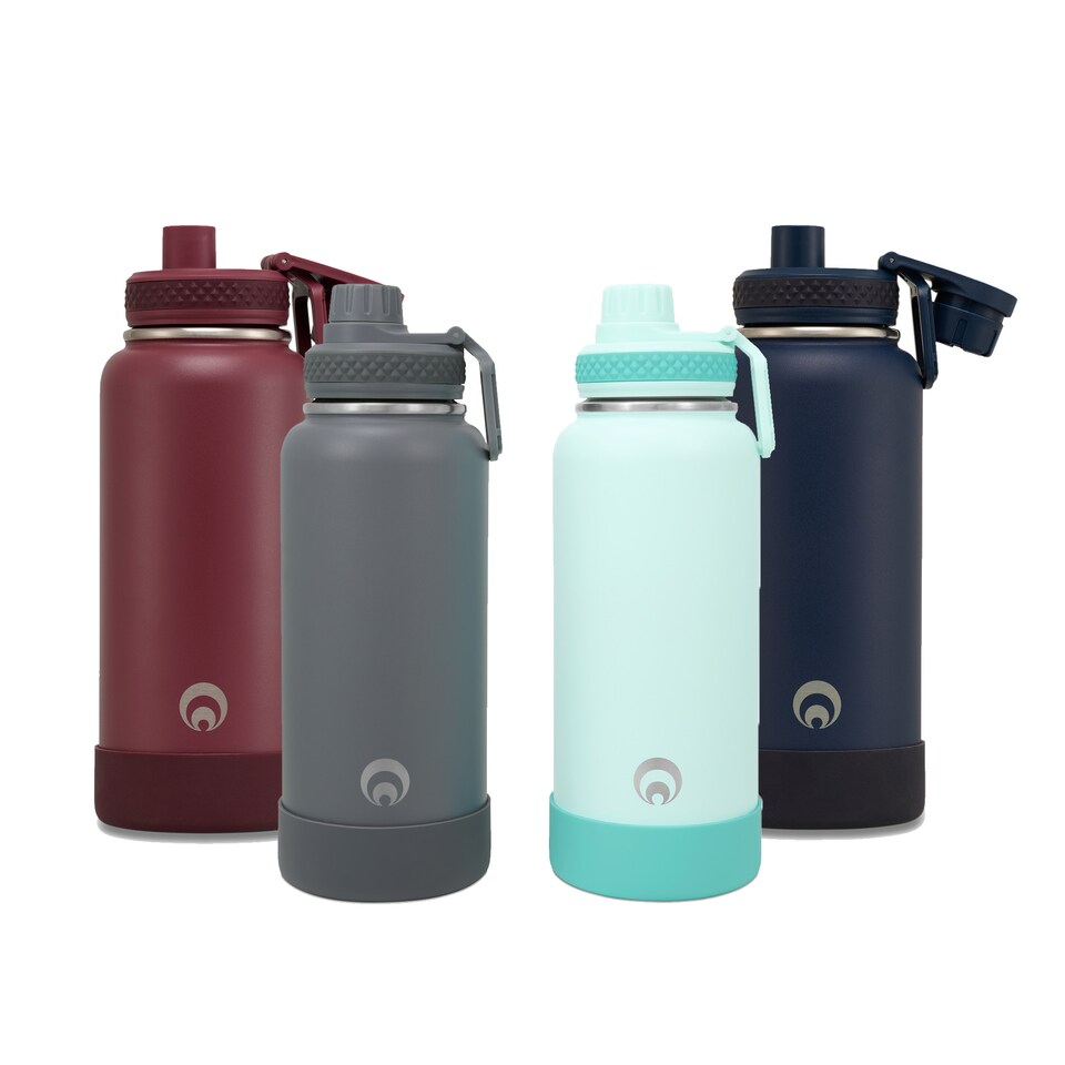 image 1 of Restore Raid 1L Gym Water Bottle | Red | Winter Berry | 1L | 1