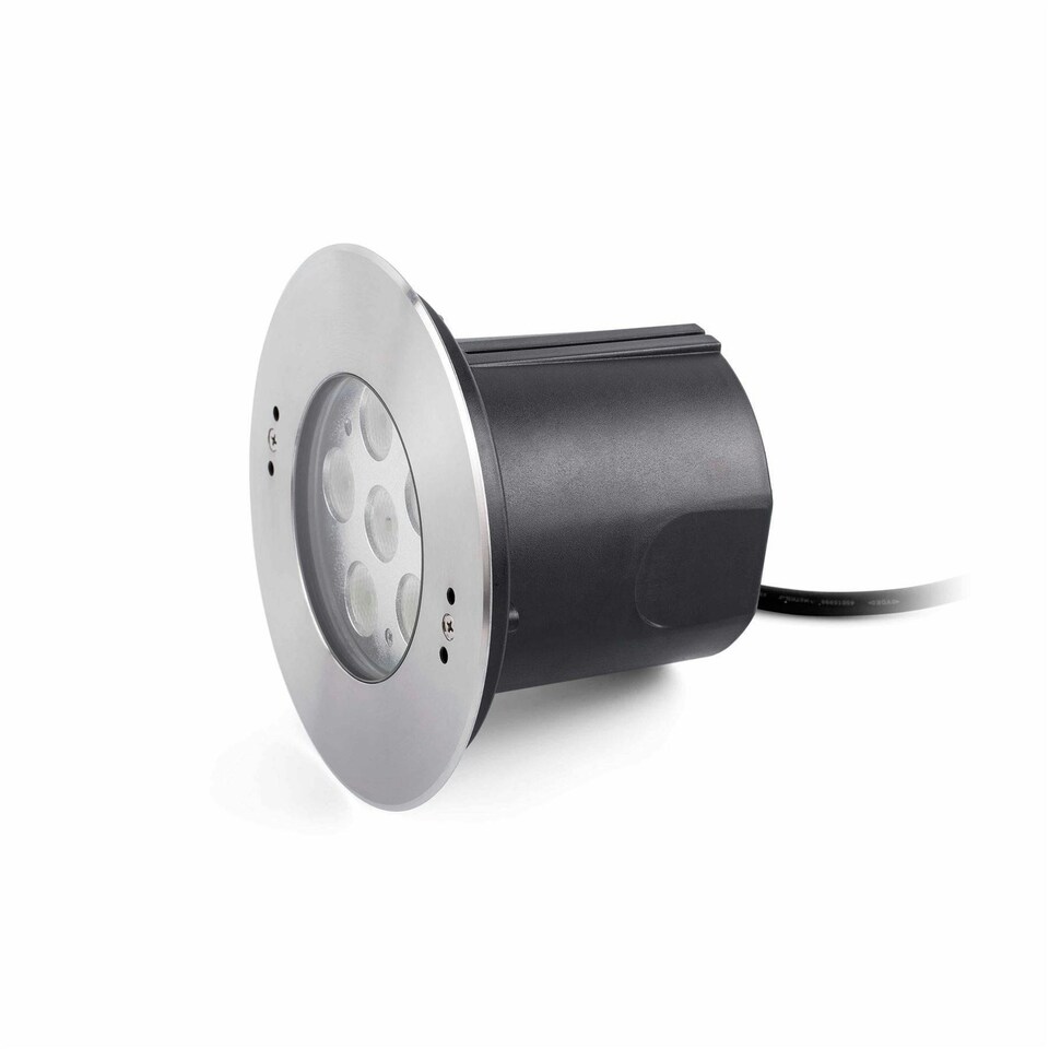 image 1 of Edel LED Outdoor Recessed Spotlight Matt Nickel IP68