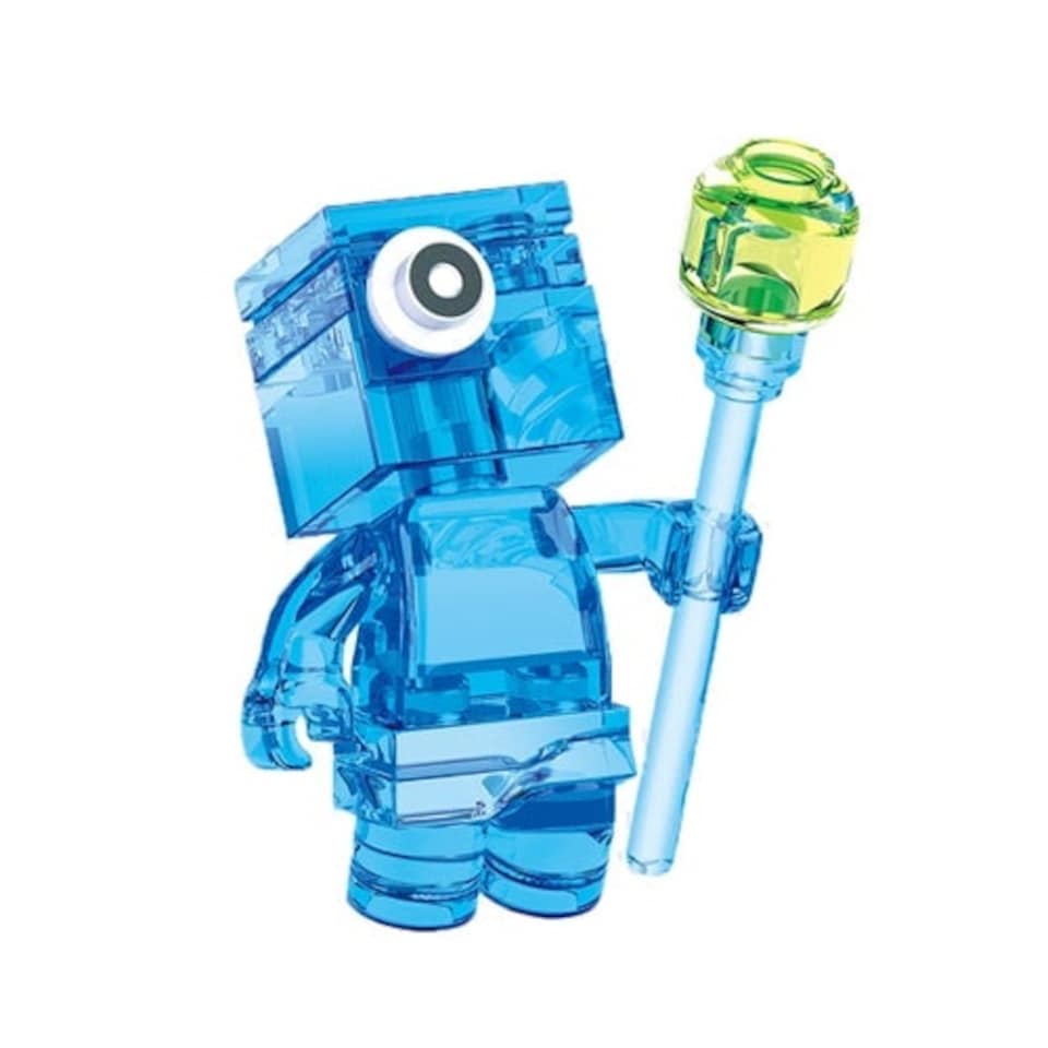 Glow in the Dark Jelly Man Halloween Character Block Kit