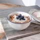 image 4 of Nicola Spring White Farmhouse Cereal Bowls - 15cm - Pack of 6 | White | White