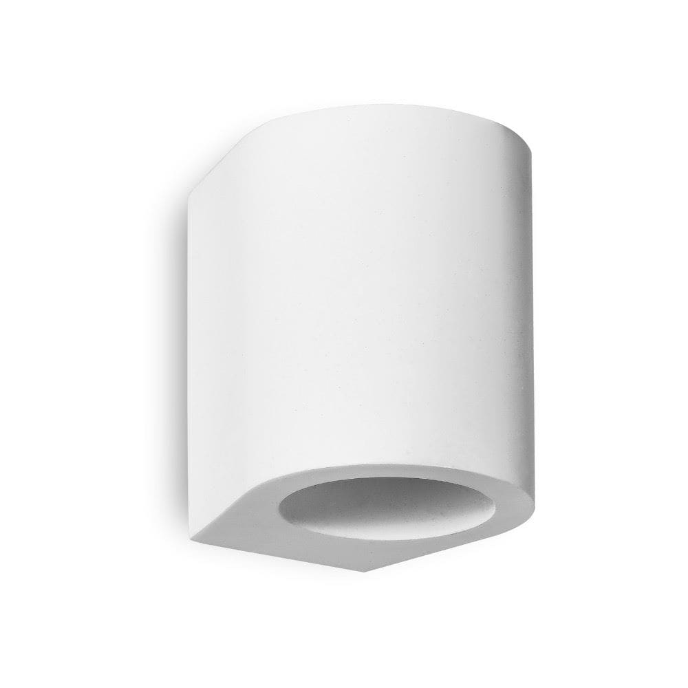 First Choice Lighting Mural - White Plaster G9 Wall Light