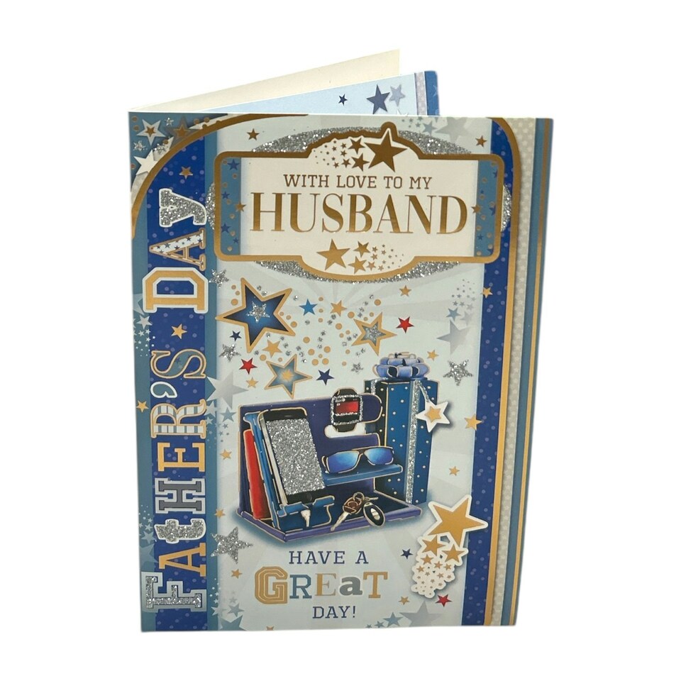 image 1 of To My Husband Men's Accessories Design Father's Day Card