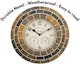 image 7 of Marco Paul 34cm Stone Slate Outside Clock and Thermometer | Multi