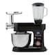 image 1 of Cooks Professional Multi Function Stand Mixer | 1200W | Large 6.2 Litre Mixing Bowl | 10 Speed Settings | Black & Rose Gold Black | Copper