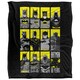 image 1 of Batman Character Montage 80th Blanket - Multicoloured - One Size