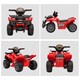 image 8 of HOMCOM 6V Kids Electric Ride on Car Toddlers Quad Bike All Terrain Vehicle Toy With Music for 18-36 months Red