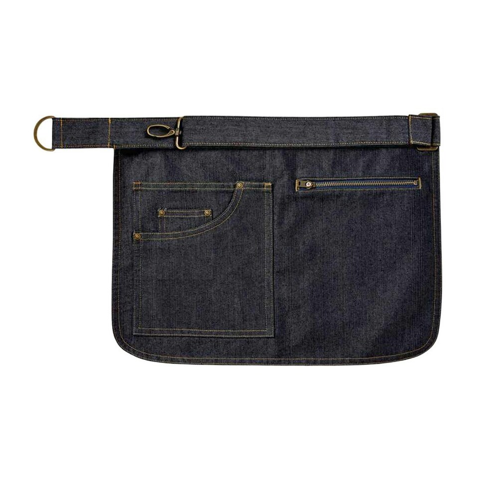 image 1 of Premier Unisex Adult Metro Hip Apron - Indigo Denim - One Size