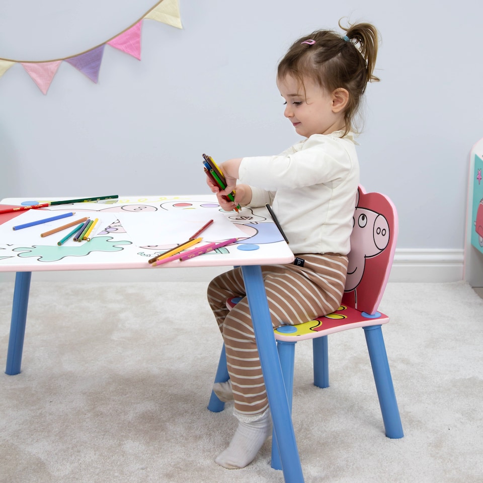 image 1 of Peppa Pig Playful Table And Chairs
