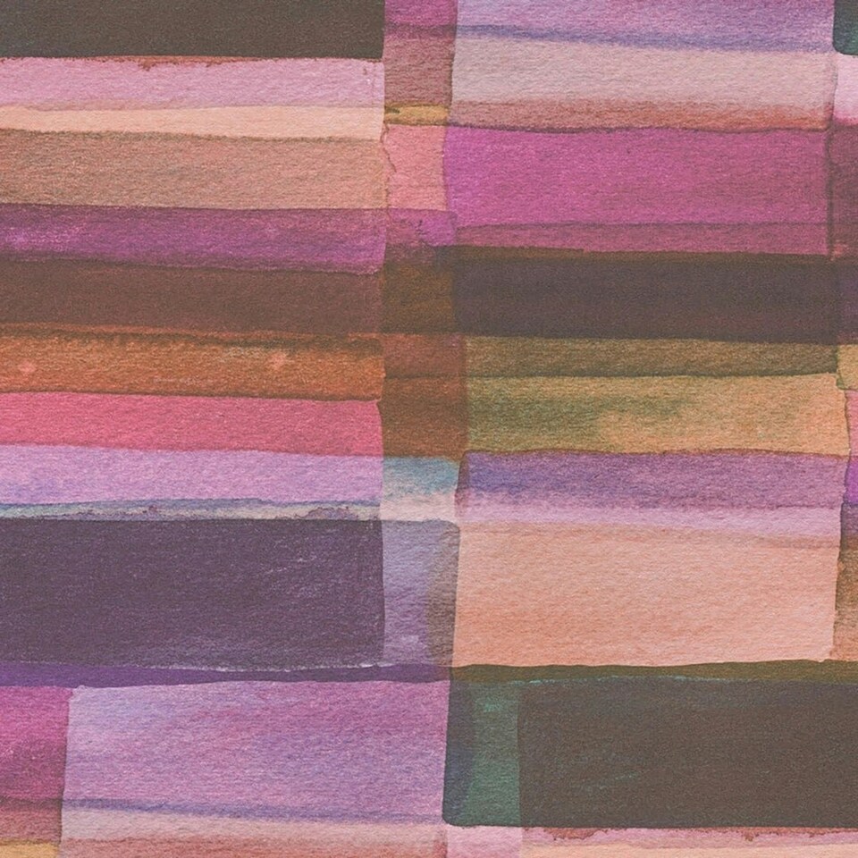 Sample of Abstract Visions Wallpaper in Purple Hues Purple