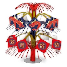 Chinese Lunar New Year Foiled Cascade Centrepiece Table Decoration 30cm