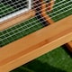 image 9 of PawHut Wooden Chicken Coop w/ Perches, Doors, for 2-4 Chickens