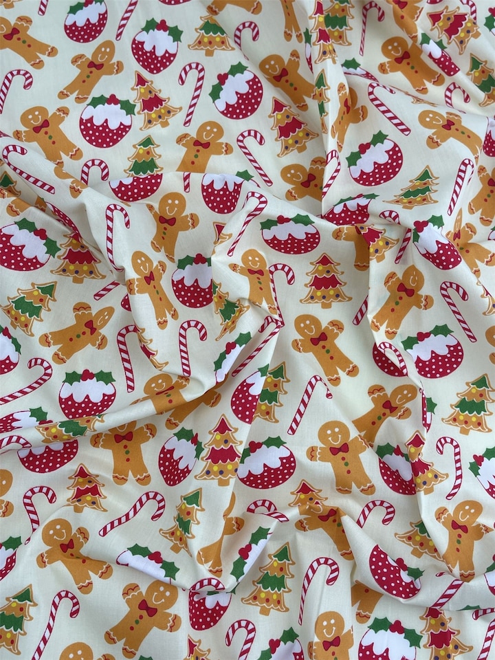 Multicoloured Printed Polycotton Fabric for Dressmaking, 110cm / 43" Wide - per metre