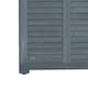 image 8 of Outsunny Small Shed, Wooden Garden Storage Shed, 3 Shelves Outdoor Tool Shed Cabinet with Asphalt Roof and Shutter Doors, 87cm x 47cm x 160cm, Grey | Grey | 1
