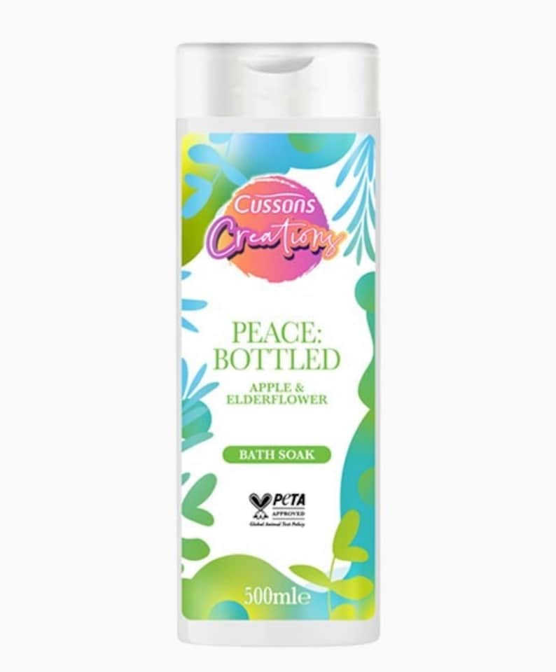 image 1 of Cussons Creations Peace Bottled Apple And Elderflower Bath Soak