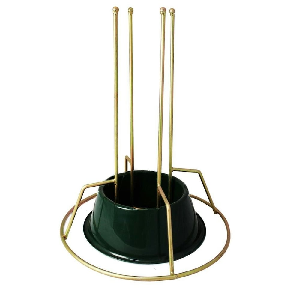 image 1 of Quick Christmas Tree Stand Large for Real trees up to 10ft Tall