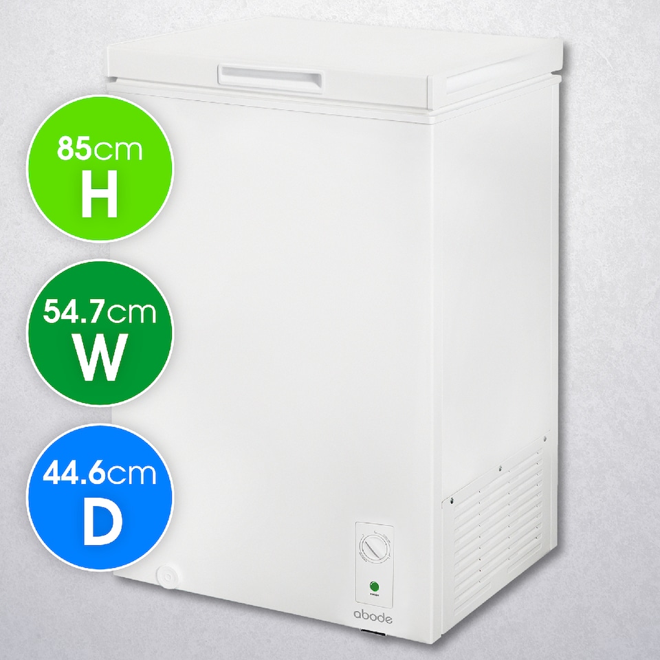 image 1 of Abode A99CF0E1W Chest Freezer 99L White Suitable for Garages & Outbuildings
