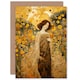 image 1 of Mothers Day Card Walk On Wildflower Klimt Style Mum Card