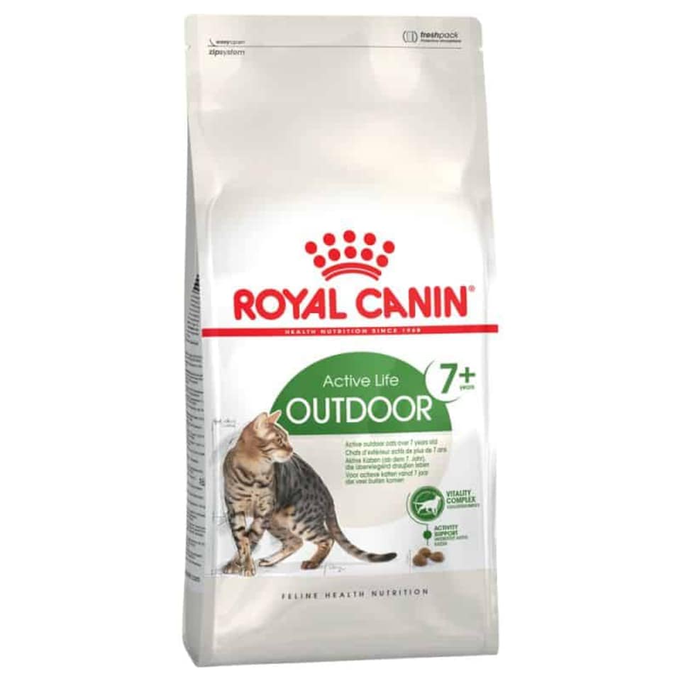 image 1 of Royal Canin Outdoor Over 7 Years Senior Dry Cat Food for Active Outdoor Cats - 10 kg | Multi | 10kg | 1