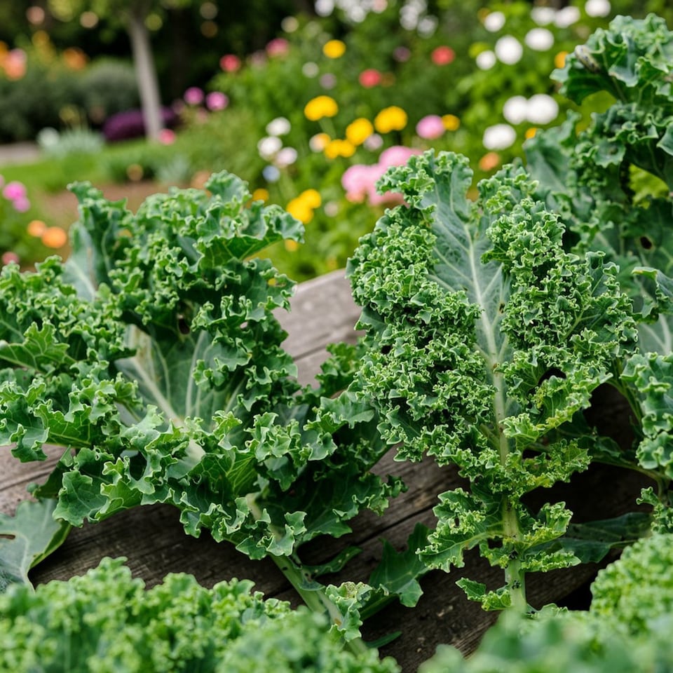 image 1 of Carbeth Plants Kale Dwarf Green Curled Vegetable Plant - 6 pack - Easy Grow Kitchen Garden