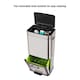 image 2 of Himalaya Recycling Sensor Bin 35L+25L Silver