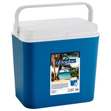 Atlantic Blue 24L Cool Box - Large Insulated Camping Picnic Portable Travel Car Ice Food Cooler Freezer Fridge Storage Coolbox
