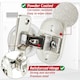 image 5 of SPARES2GO Integrated Door Hinge Fixing Kit for Logik LI8W6D17 LI8W6D20 LIW714W15 LIW714W20 LIW814W15 LIW814W20 Washing Machine Chrome