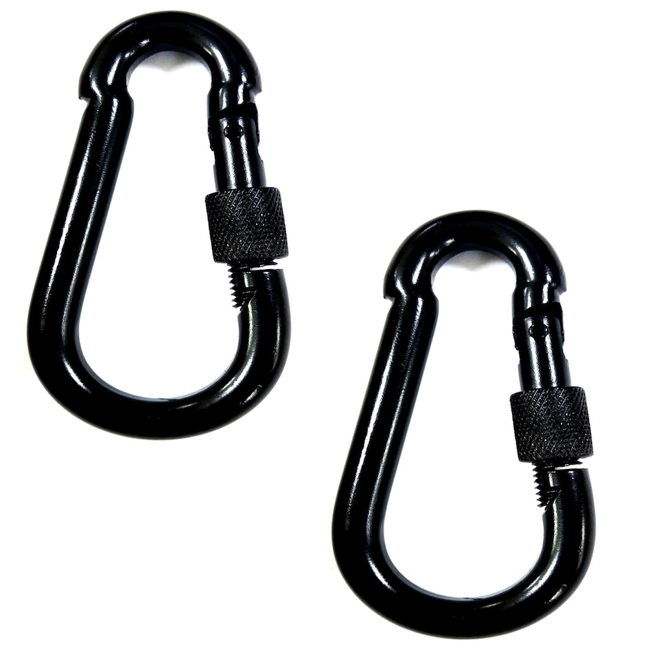 image 1 of Rexco Swing Hammock Tree Hanging Kit Rope Strap Hook Carabiner Garden Camping Fittings