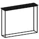 image 10 of Vida Designs Console Table With Metal Leg, Black | Black | Black
