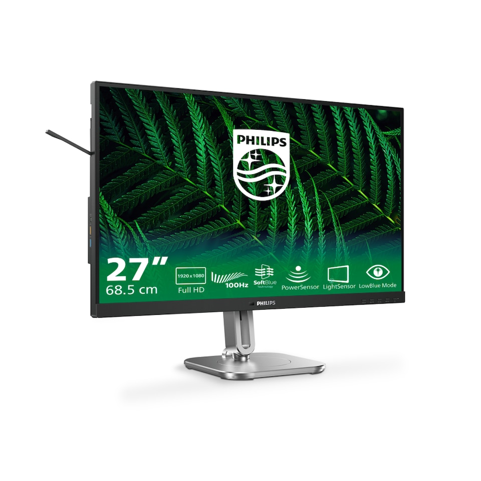 image 1 of Philips 27B2G5200 27-Inch IPS FHD 100Hz Height adjustable Energy Efficient Monitor