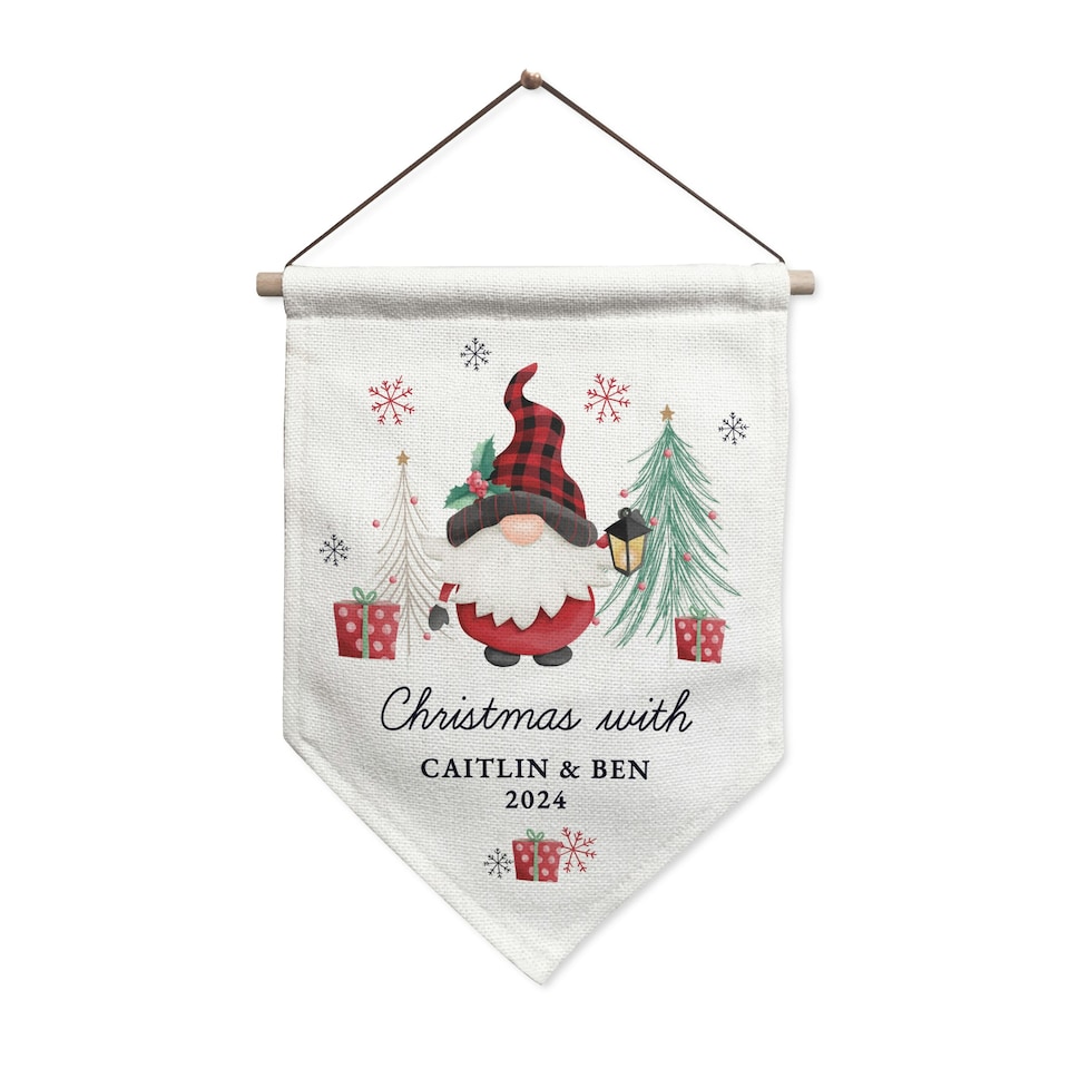image 1 of Personalised Gonk Hanging Pendant Christmas Decoration