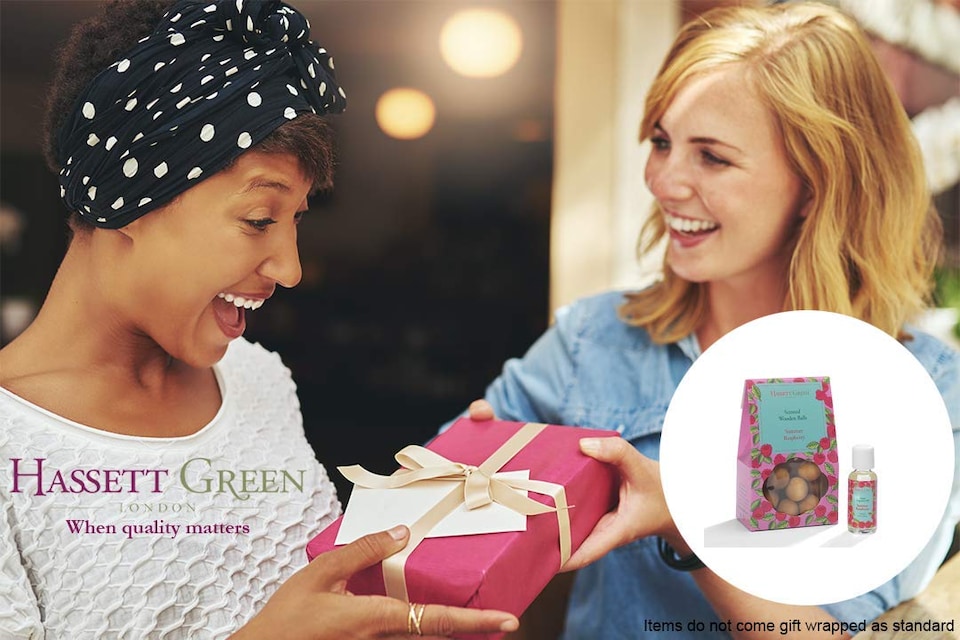 image 1 of Hassett Green London - Summer Raspberry - Scented Wooden Balls Pack of 12 plus 30ml Bottle of Home Fragrance Oil for Refreshing - Alternative to Pot Pourri, Diffusers, Sachets and Drawer Liners