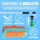 image 5 of 3m 9ft Aluminium Telescopic Water Brush Fed Window Cleaner Home Car Diy