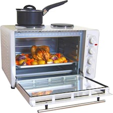 Igenix IG7145 Tabletop Mini Oven & Grill , Separate Heating Controls , White