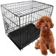 image 4 of Marco Paul 24"  Double Door Dog Crate Black