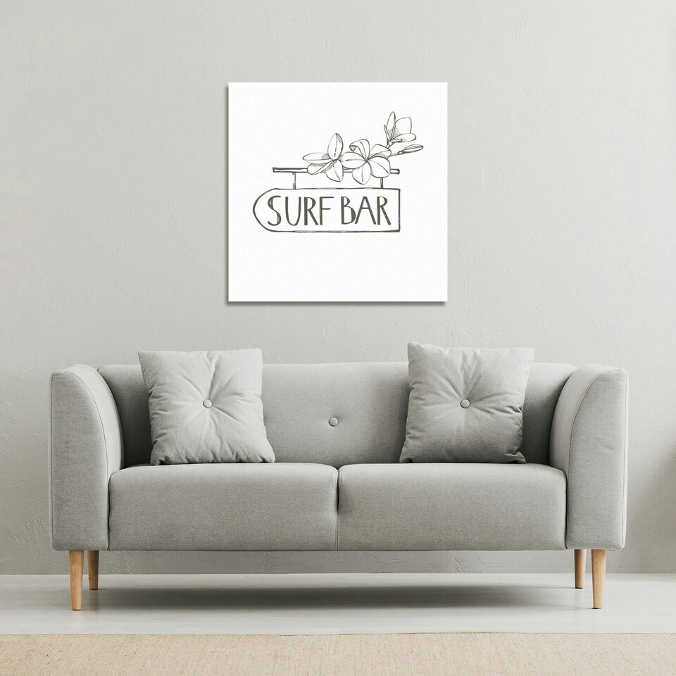 image 1 of Surf Bar (Canvas Print) 61 x 61 x 4cm