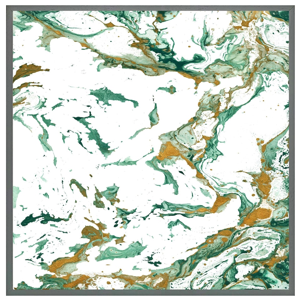 image 1 of Green & golden marble (Picture Frame) Brown | Oak | XS