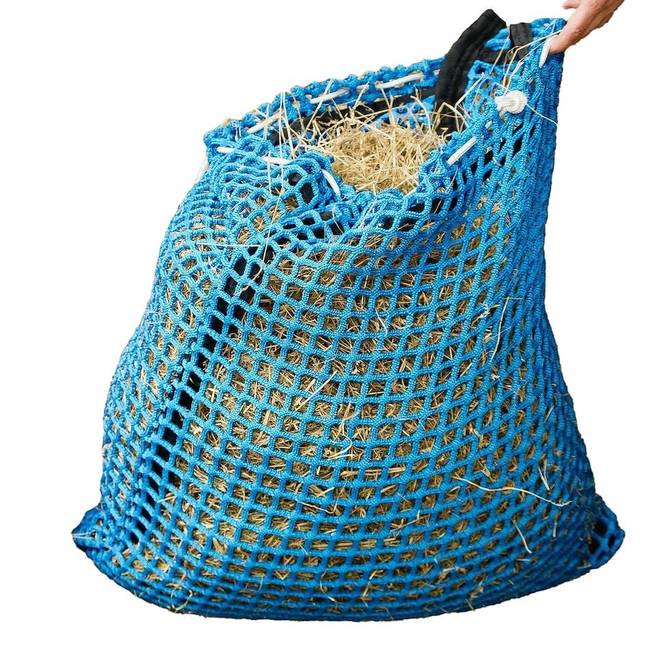 Trickle Net Softee Horse Hay Net - Blue - S