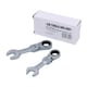 image 3 of Imperial SAE AF Stubby Flexi Headed Ratchet Spanners Spanner 5/16" - 3/4" 7pc