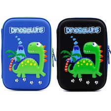Dinosaur Design 3D Embossed Pencil Case