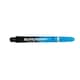 image 1 of Harrows Supergrip Fusion Darts Shafts - Black/Aqua Blue - 40mm