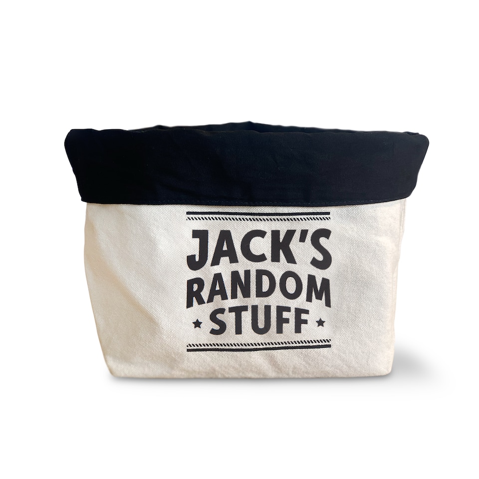 image 1 of Pre-personalised Top Bloke Storage Pouch Gift For Tools Bits and Pieces - Choose From Over 60 Names and Titles - Jack | Grey