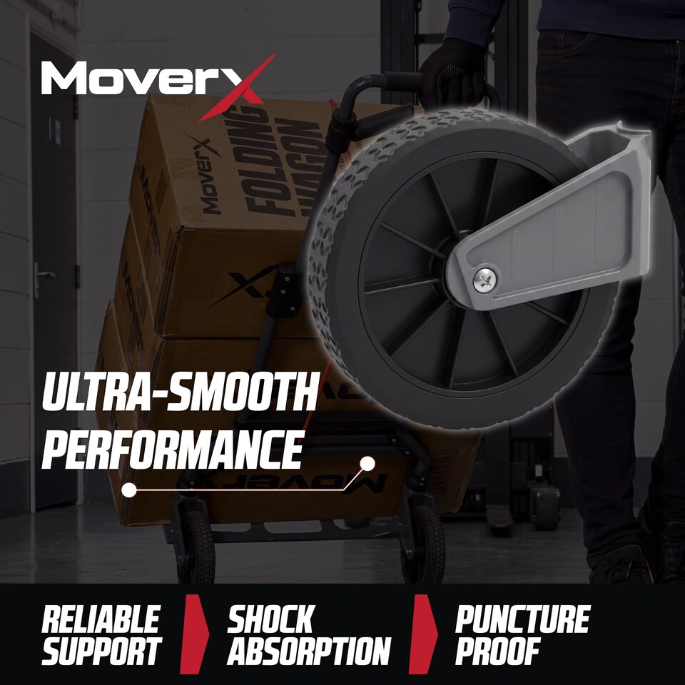 image 1 of MoverX Sack Truck Heavy-Duty Folding Aluminium, Capacity 150kg