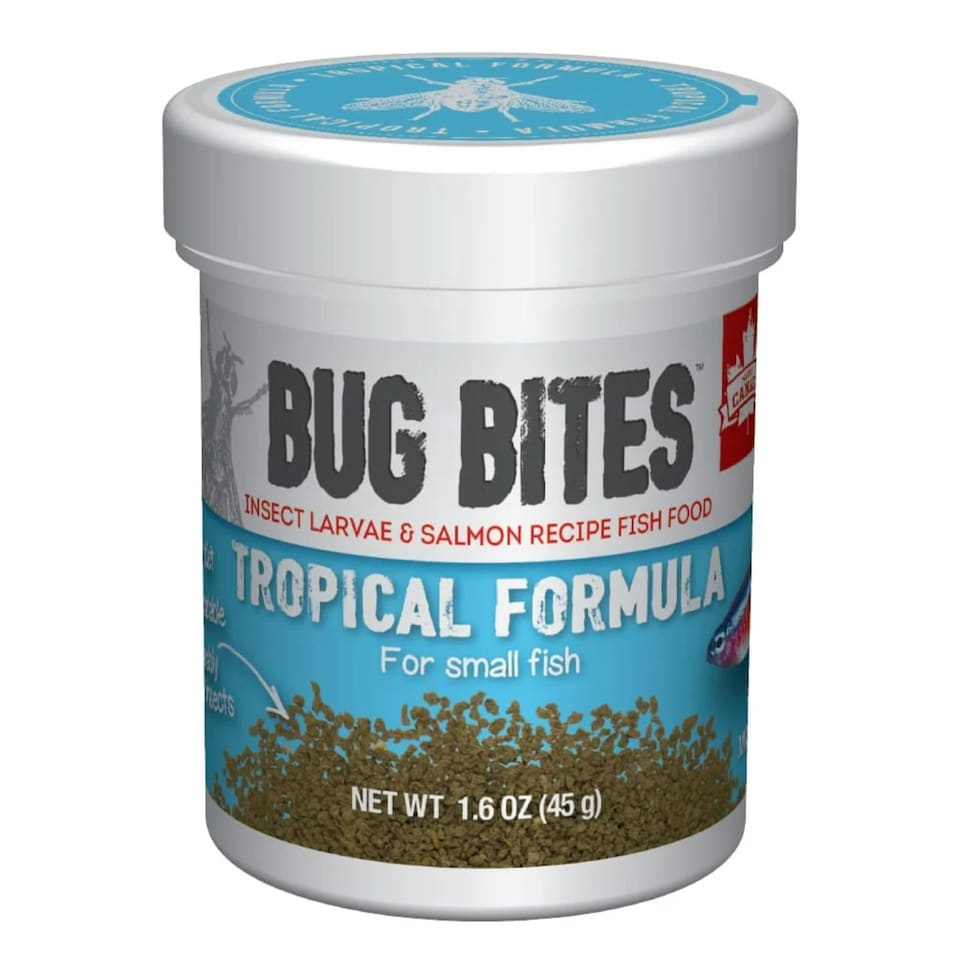 image 1 of Fluval Bug Bites Tropical Micro Granules 45g (0.25-1mm)