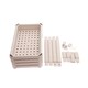 image 5 of Living and Home 4-Tier Multifunction Plastic Storage Rack, Pink Pink