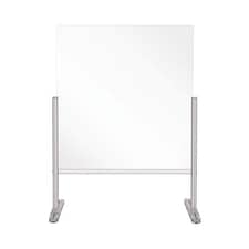 Bi-Office Counter and Desk Transparent Glass Panel, 65 x 85 x 42,5 cm