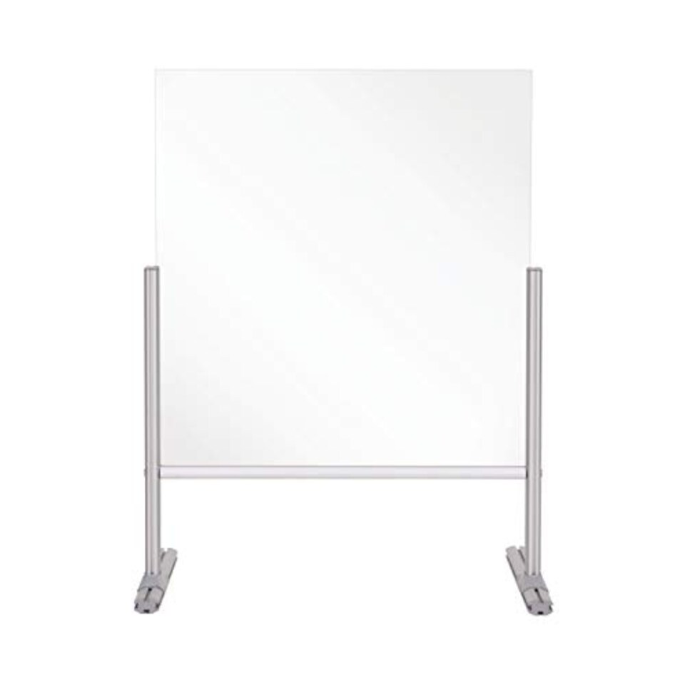image 1 of Bi-Office Counter and Desk Transparent Glass Panel, 65 x 85 x 42,5 cm