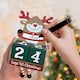 image 5 of Pre-personalised Wood Advent Block Calendar - Over 80 Titles - Teddy