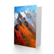 image 2 of Alayan Mountain Range Palette Knife Him Her Birthday Card