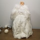 image 4 of 30cm Premier Christmas Tree Topper Angel Decoration Holding Dove in White
