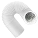 image 1 of SPARES2GO Vent Hose for Baumatic Cooker Hood Extractor PVC Aluminium Foil Insulated Duct Outlet Pipe (6" x 2.5m)